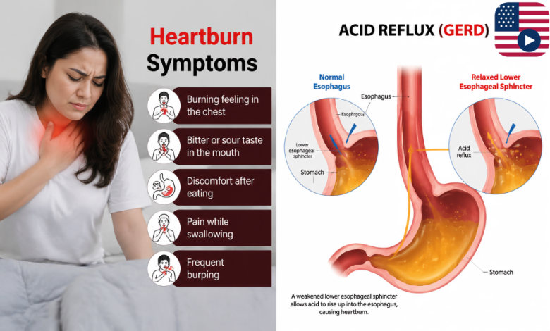 heartburn symptoms